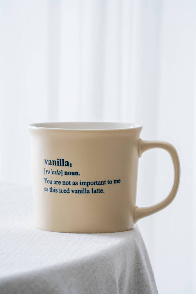 Ruby Porselen Kupa Krem - 350 ml - 2