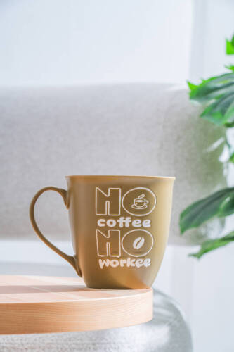 Ruby Porselen Kupa Yeşil - 600 ml - Acar