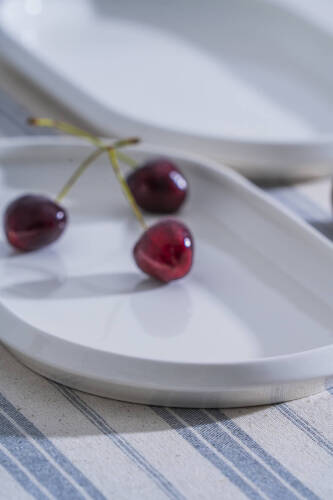 Rumi Oval Kayık Tabak - 27 cm - 2