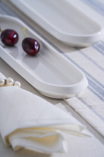 Rumi Oval Kayık Tabak - 28 cm - 2