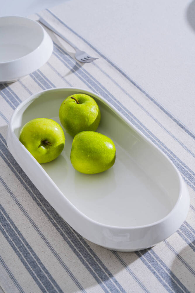 Rumi Oval Sunum Kase - 35 cm - 1