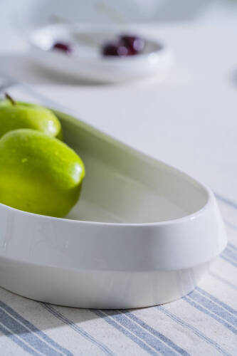 Rumi Oval Sunum Kase - 35 cm - 2