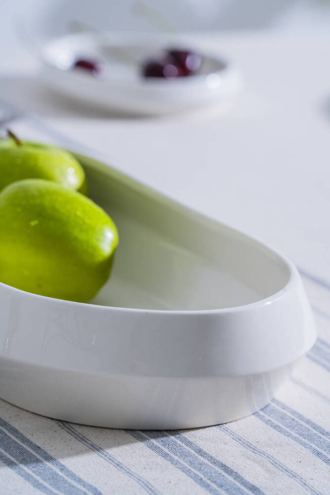 Rumi Oval Sunum Kase - 35 cm - 2