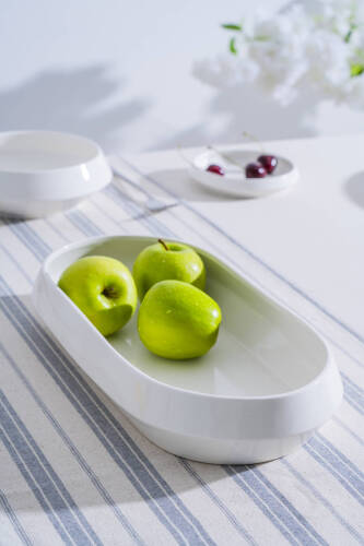 Rumi Oval Sunum Kase - 35 cm - 3