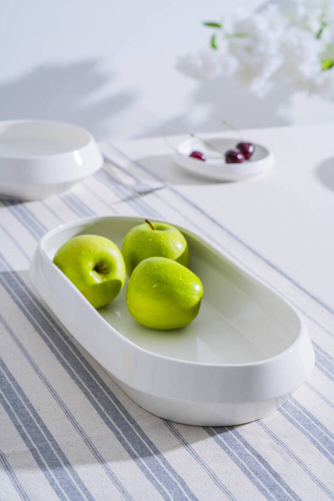 Rumi Oval Sunum Kase - 35 cm - 3