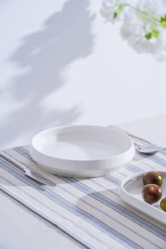 Rumi Yuvarlak Yemek Tabağı - 21 cm - 1