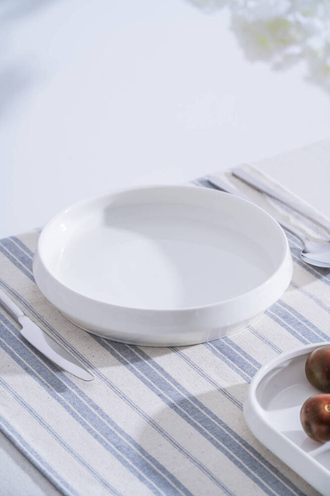 Rumi Yuvarlak Yemek Tabağı - 21 cm - 2