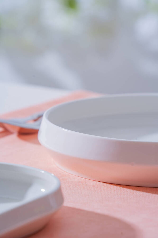 Rumi Yuvarlak Yemek Tabağı - 21 cm - 4