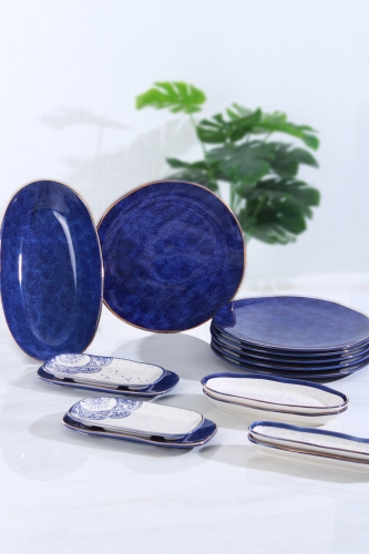 Safir 15 Parça Seramik Kahvaltı Seti - Acar