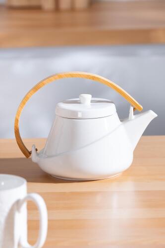 Safira Porcelain Teapot - 650 Ml - Acar