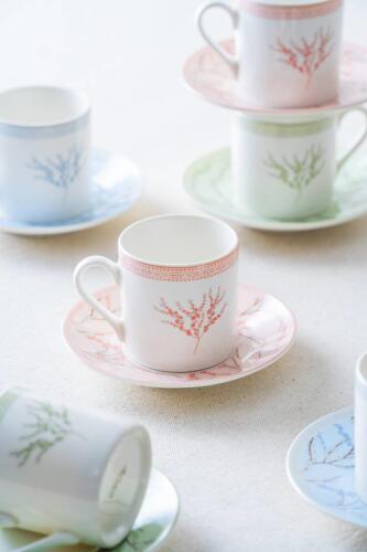 Sakura 6 Kişilik Kahve Fincanı Takımı - 90 ml - 10