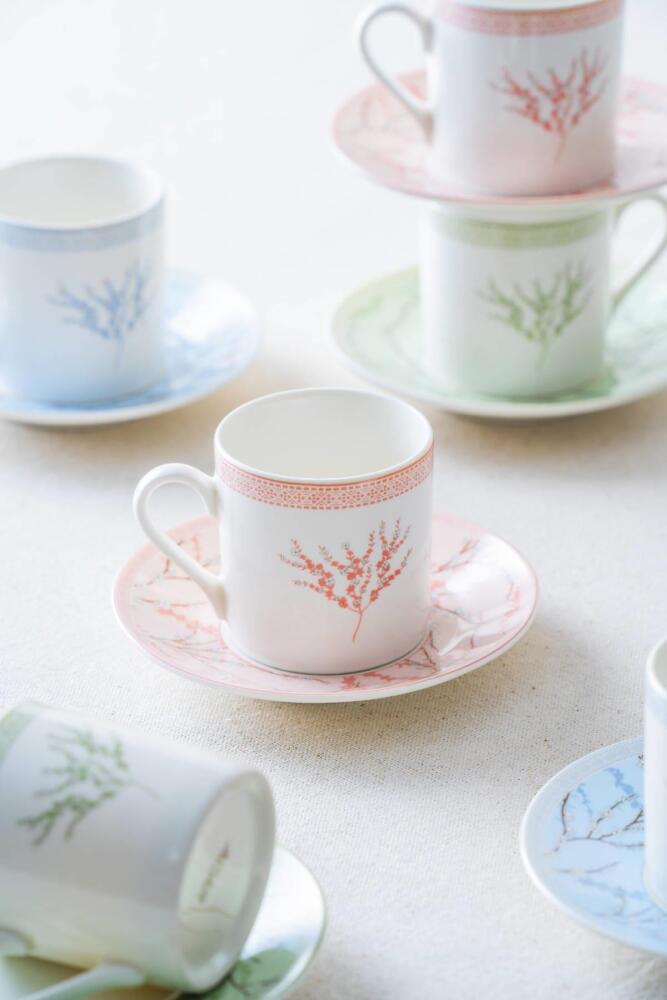 Sakura 6 Kişilik Kahve Fincanı Takımı - 90 ml - 10