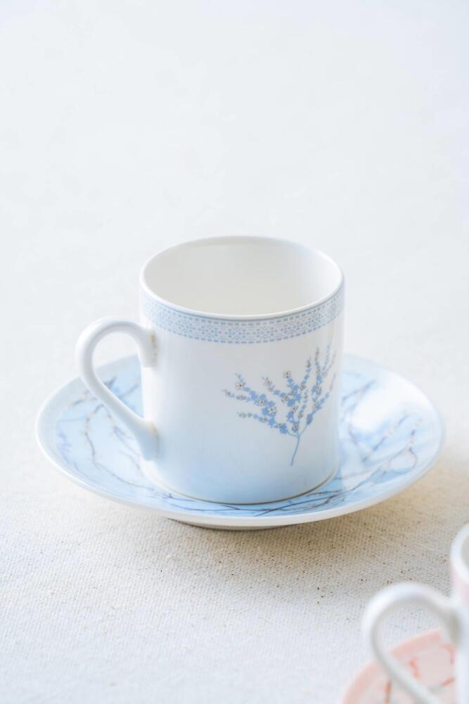 Sakura 6 Kişilik Kahve Fincanı Takımı - 90 ml - 12