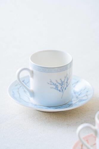 Sakura 6 Kişilik Kahve Fincanı Takımı - 90 ml - 4