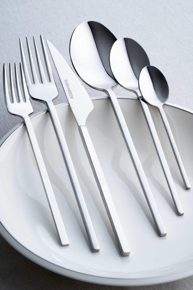 Salvia 12 Kişilik 72 Parça Silver Çatal Kaşık Bıçak Takımı - 1