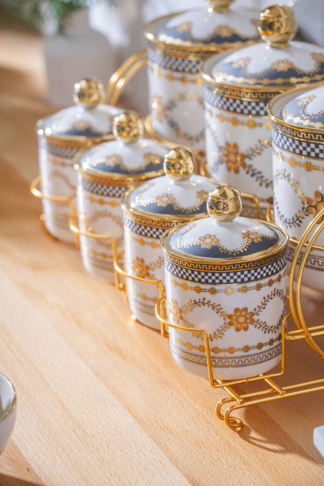 Samara 7 Parça Standlı Baharatlık Takımı - 4