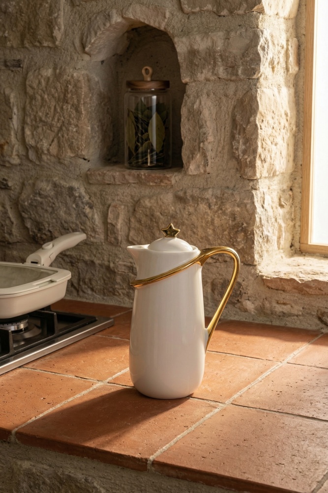 Samir Porselen Yağdanlık - 1100 ml - 1