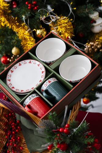 Santa 2 Kişilik 6 Parça Kupa-Kase Seti - Acar