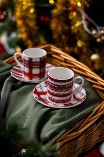 Santa 2 Kişilik Kahve Fincanı Takımı - 90 ml - Acar