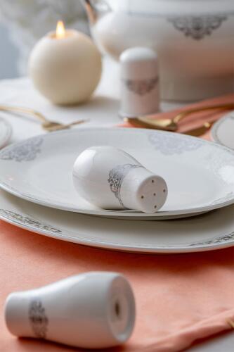 Sapphire 60 Piece Gold Porcelain Dinner Set For 12 People - 7