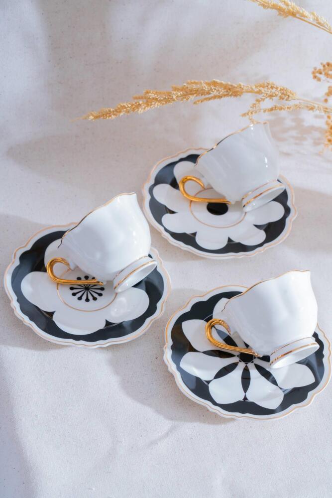 Selvina 6 Kişilik Kahve Fincanı Takımı - 90 ml - 1