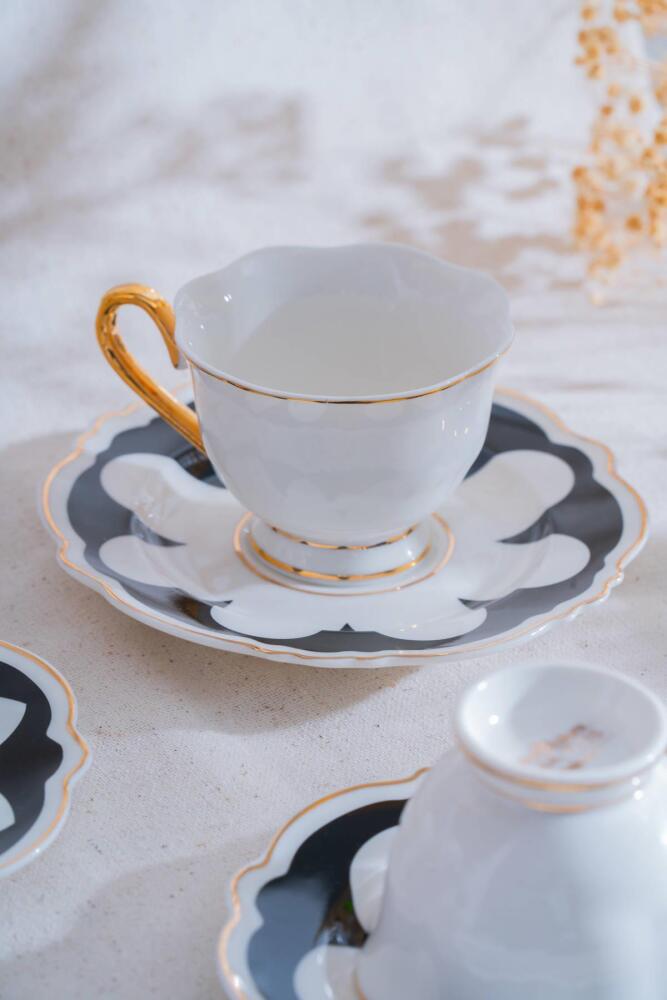 Selvina 6 Kişilik Kahve Fincanı Takımı - 90 ml - 6