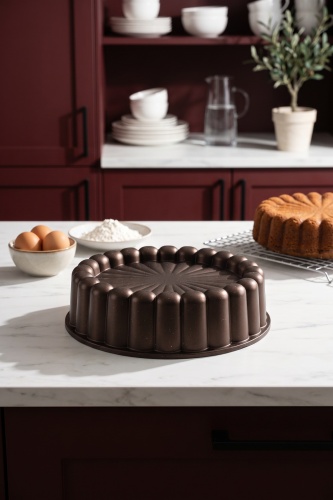 Serendipity Dilimli Tart Kalıbı Kahverengi - 25 cm - ACAR