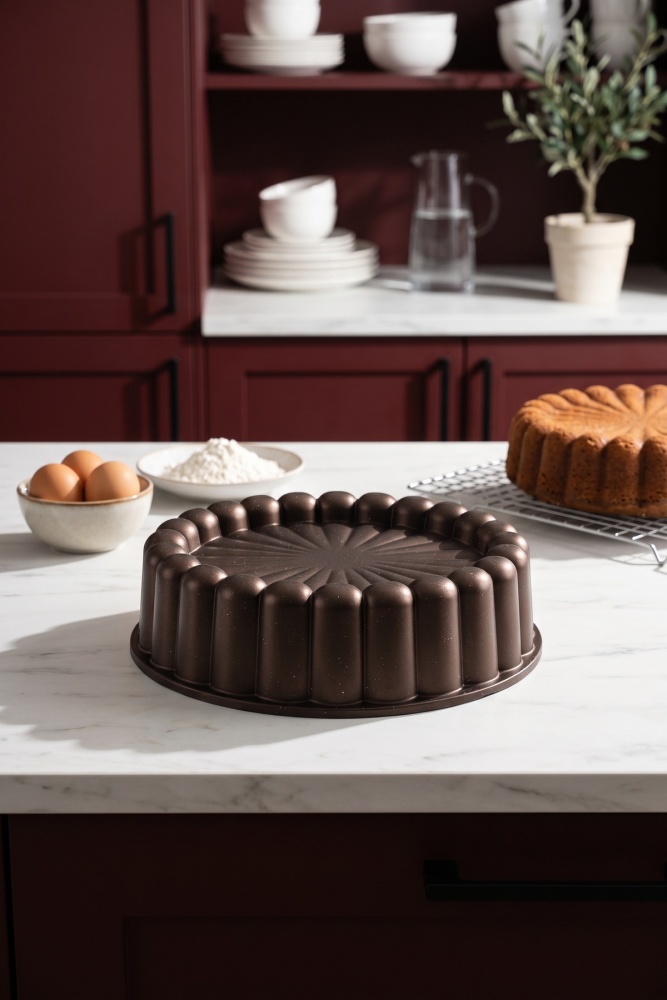 Serendipity Dilimli Tart Kalıbı Kahverengi - 25 cm - 1