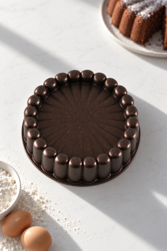 Serendipity Dilimli Tart Kalıbı Kahverengi - 25 cm - 2