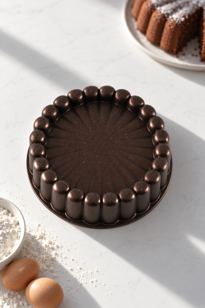 Serendipity Dilimli Tart Kalıbı Kahverengi - 25 cm - 2