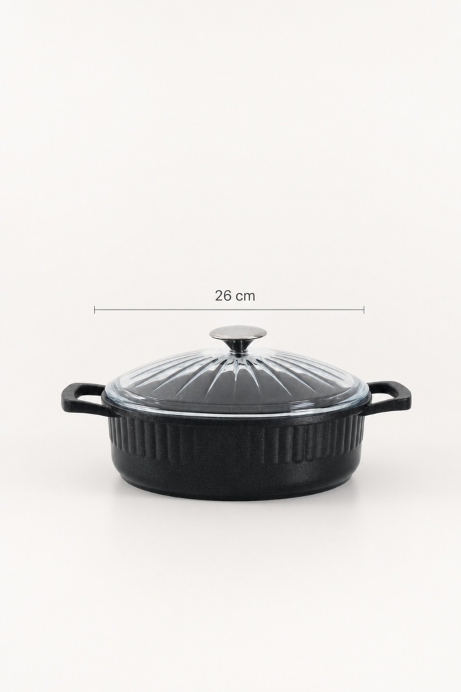 Serendipity Döküm Basık Tencere - 26 cm - 3