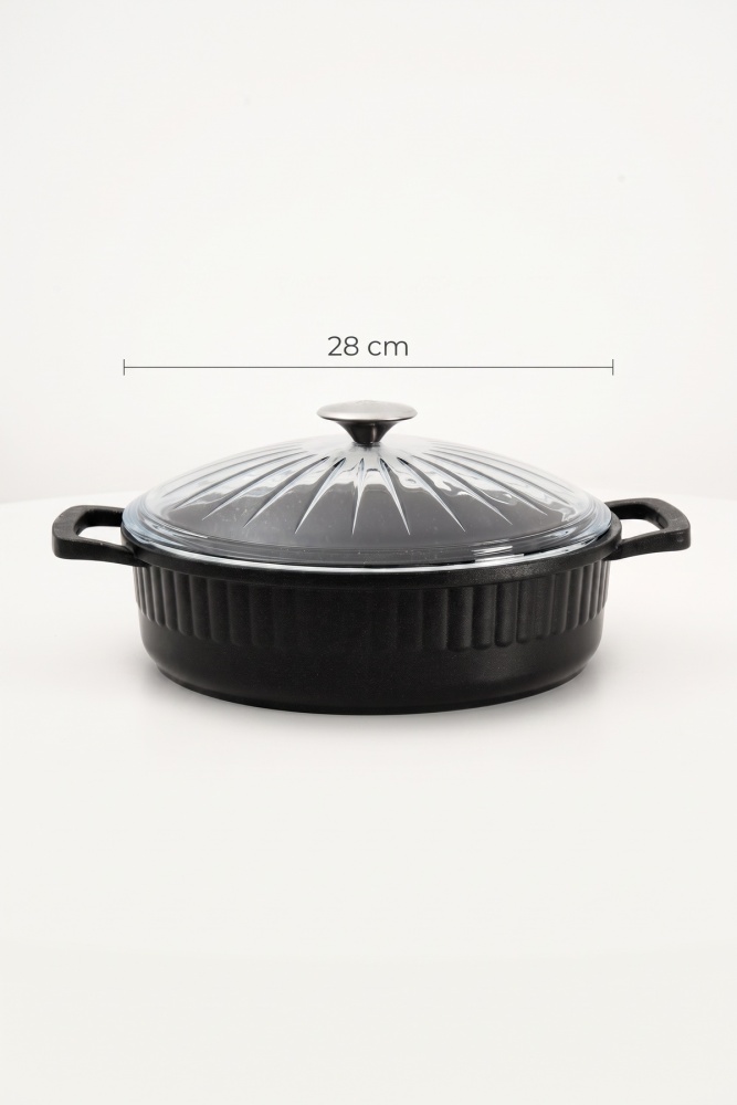 Serendipity Döküm Basık Tencere - 28 cm - 5