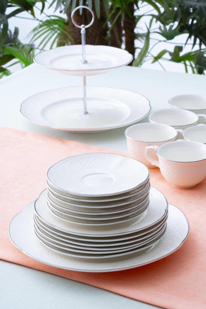 Serenity 6 Kişilik 20 Parça Brunch Seti - Silver - 2