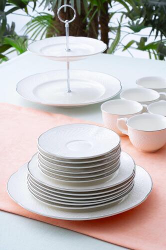 Serenity 6 Kişilik 20 Parça Brunch Seti - Silver - 9