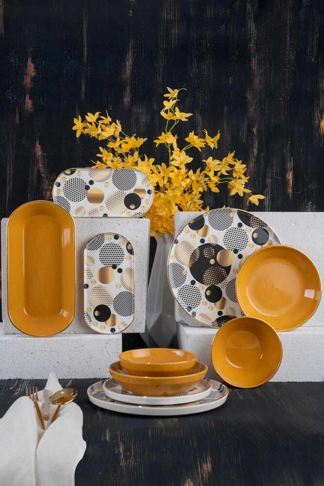 Shadow 27 Piece Dinner Set For 6 People - 5