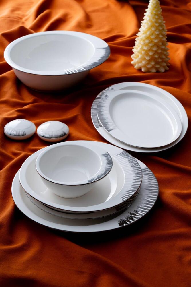 Sherry Silver 6 Kişilik 29 Parça Yemek Takımı - 1