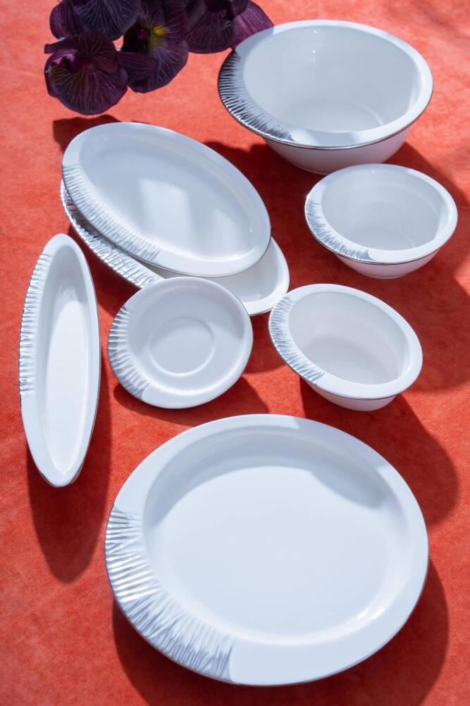 Sherry Silver 6 Kişilik 37 Parça Yemek Takımı - 1