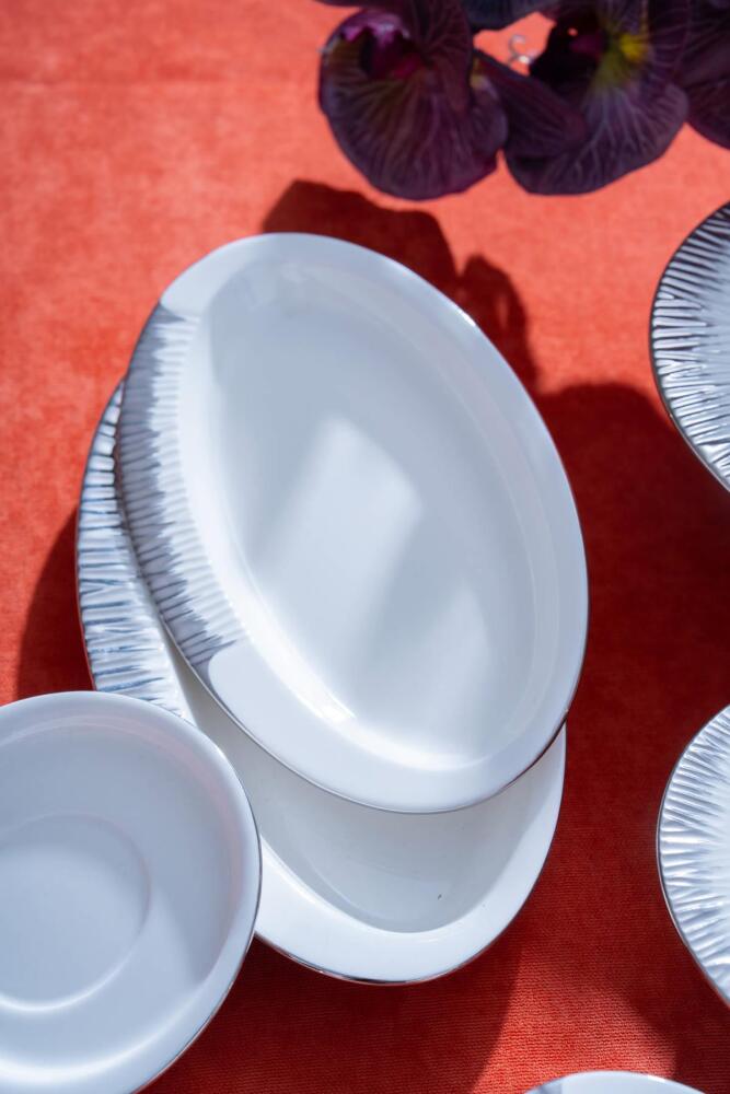 Sherry Silver 6 Kişilik 37 Parça Yemek Takımı - 3