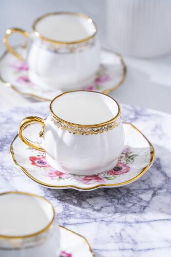 Sage 6 Kişilik Kahve Fincanı Takımı - 90 ml - Acar