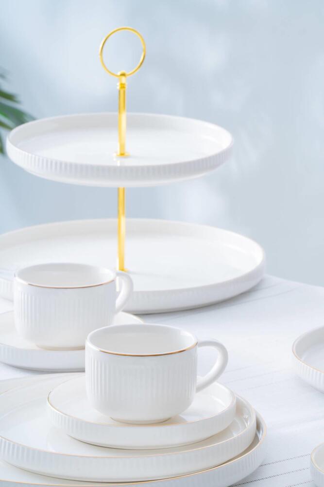Sierra 6 Kişilik 20 Parça Brunch Seti - Gold - 19