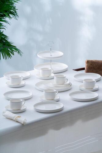 Sierra 6 Kişilik 20 Parça Brunch Seti - Silver - Acar