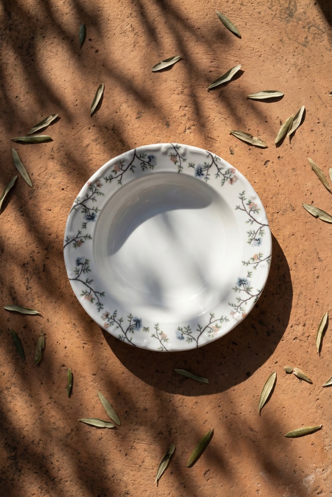 Silent Bloom Porselen Çukur Tabak -  20 cm - 3