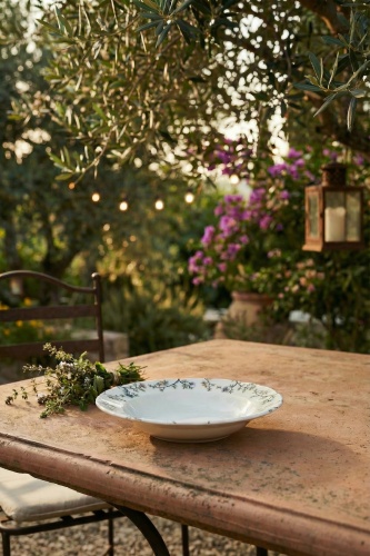 Silent Bloom Porselen Çukur Tabak -  20 cm - Acar