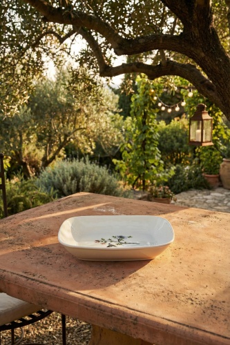 Silent Bloom Porselen Kayık Tabak - 20 cm - 3