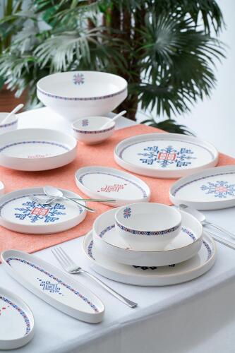 Simona 6 Kişilik 45 Parça Kahvaltı & Yemek Takımı - Acar