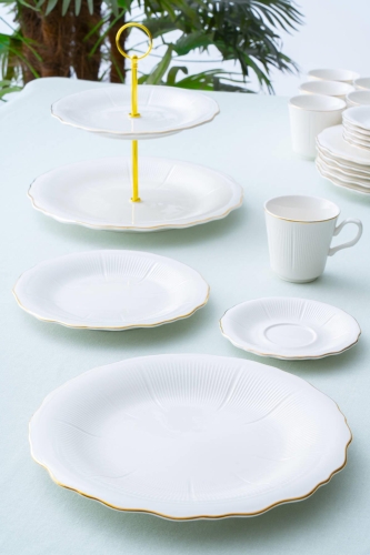 Sinatra 6 Kişilik 20 Parça Brunch Seti - Gold 