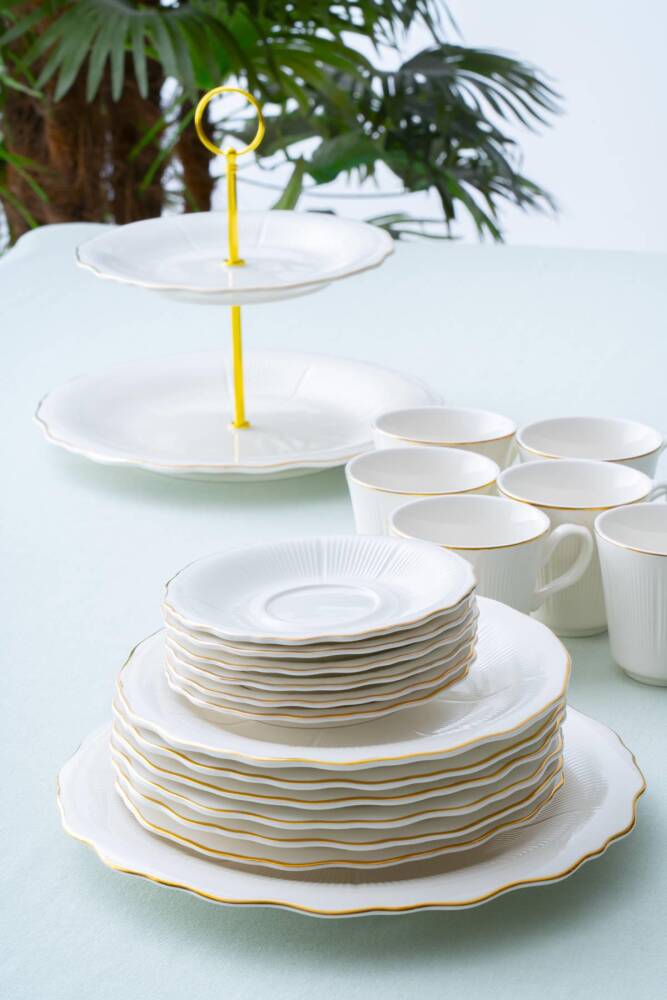 Sinatra 6 Kişilik 20 Parça Brunch Seti - Gold - 6