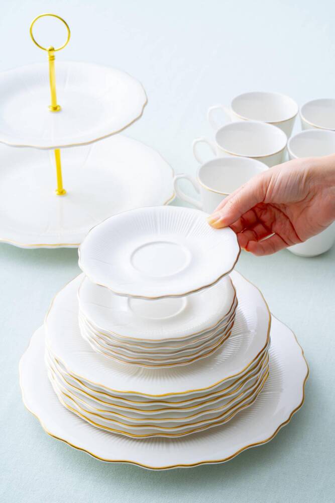 Sinatra 6 Kişilik 20 Parça Brunch Seti - Gold - 8