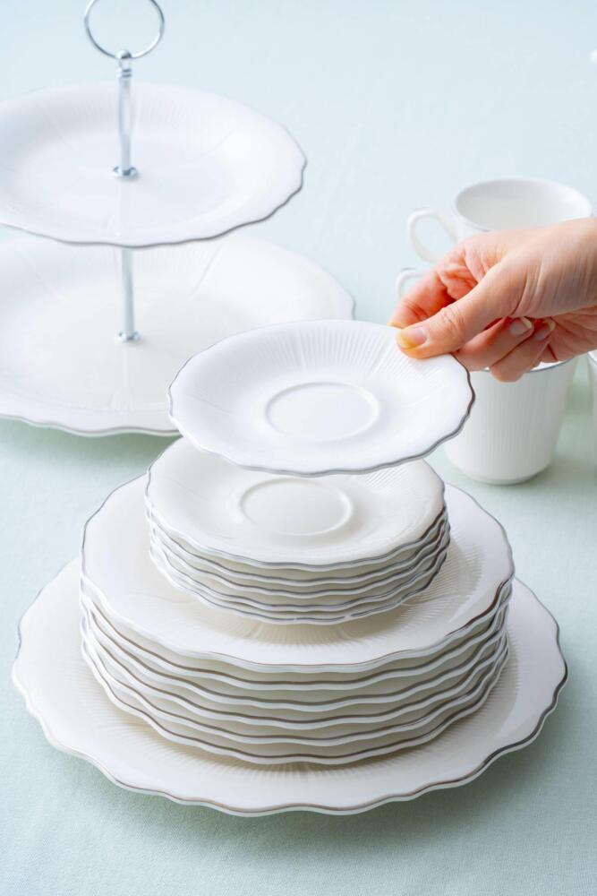 Sinatra 6 Kişilik 20 Parça Brunch Seti - Silver - 14