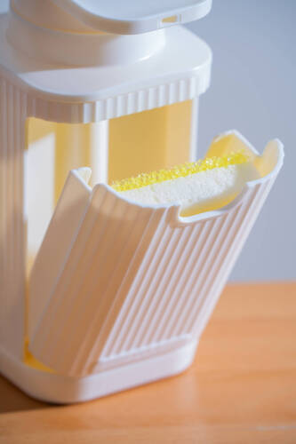 Snoppy Sünger Hazneli Sıvı Sabunluk Beyaz - 19 cm - 2